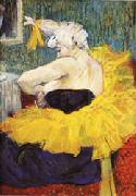 Henri De Toulouse-Lautrec The Lady Clown Chau-U-Kao Norge oil painting reproduction